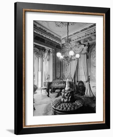 Sitting Room in Morse-Libby Mansion-GE Kidder Smith-Framed Photographic Print