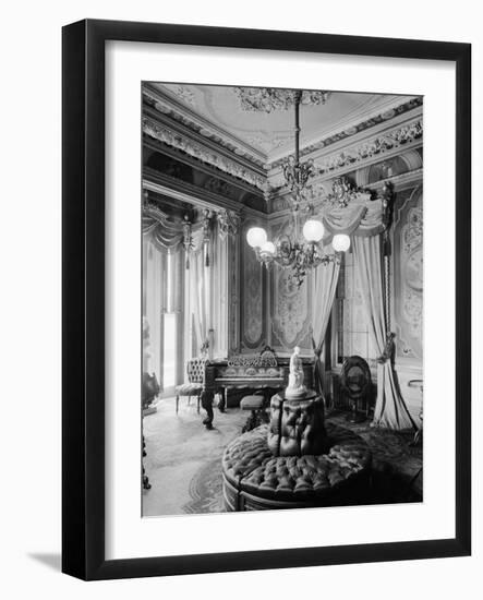 Sitting Room in Morse-Libby Mansion-GE Kidder Smith-Framed Photographic Print