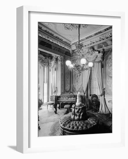 Sitting Room in Morse-Libby Mansion-GE Kidder Smith-Framed Photographic Print