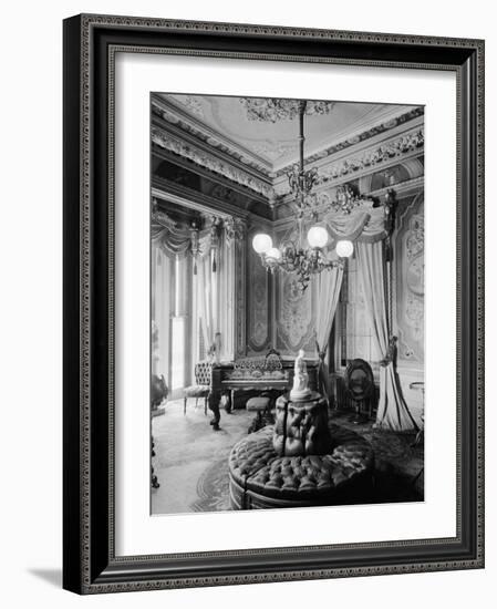 Sitting Room in Morse-Libby Mansion-GE Kidder Smith-Framed Photographic Print