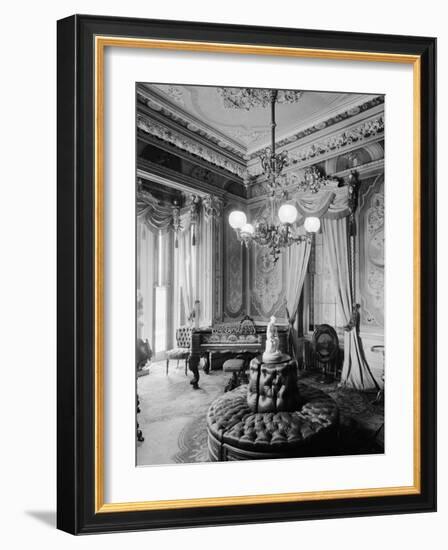 Sitting Room in Morse-Libby Mansion-GE Kidder Smith-Framed Photographic Print