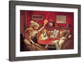 Sitting up with a Sick Friend-Cassius Marcellus Coolidge-Framed Art Print