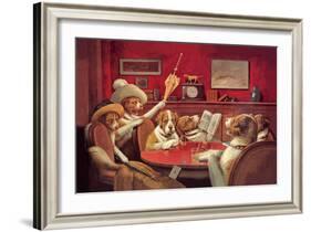 Sitting up with a Sick Friend-Cassius Marcellus Coolidge-Framed Art Print