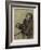 Sitting violinist-Edgar Degas-Framed Giclee Print