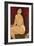 Sitzender Akt Auf Einem Diwan (Oder: La Belle Romaine), 1917-Amedeo Modigliani-Framed Giclee Print