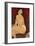 Sitzender Akt auf einem Diwan (oder: La belle Romaine). 1917-Amadeo Modigliani-Framed Giclee Print