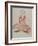 Sitzendes Maedchen, 1911-Egon Schiele-Framed Giclee Print