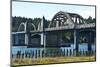 Siuslaw River Bridge, Siuslaw River, Florence, Oregon, USA-Michel Hersen-Mounted Photographic Print