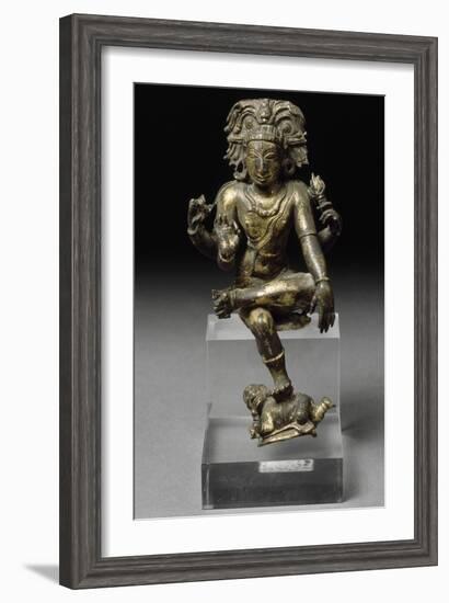 Siva Vyakhyana Dakshinamurti-null-Framed Giclee Print