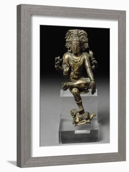 Siva Vyakhyana Dakshinamurti-null-Framed Giclee Print