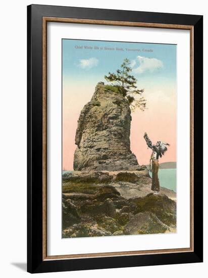 Siwash Rock, Vancouver, British Columbia-null-Framed Art Print