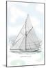 Six-Beam Cutter Sail Plan-Charles P. Kunhardt-Mounted Art Print