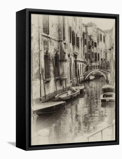 Six Boats Sepia-Danny Head-Framed Premier Image Canvas