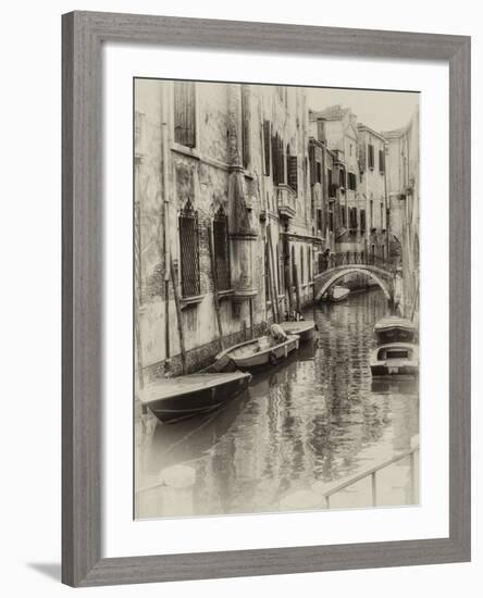 Six Boats Sepia-Danny Head-Framed Photographic Print