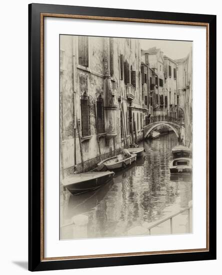 Six Boats Sepia-Danny Head-Framed Photographic Print