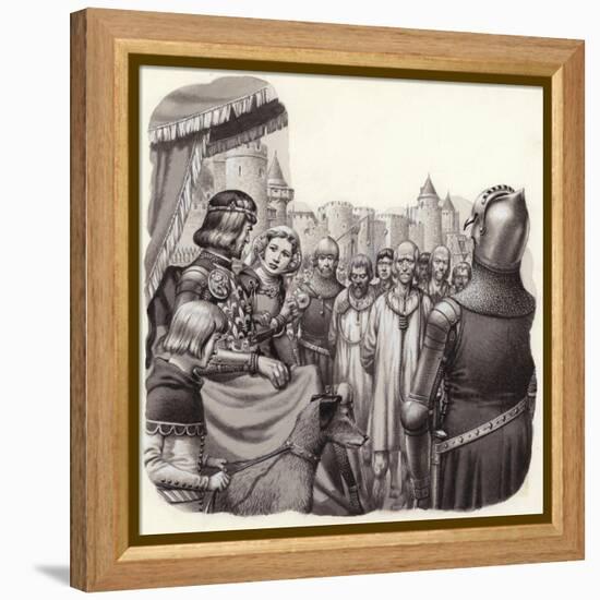 Six Brave Burghers of Calais About to Be Executed-Pat Nicolle-Framed Premier Image Canvas