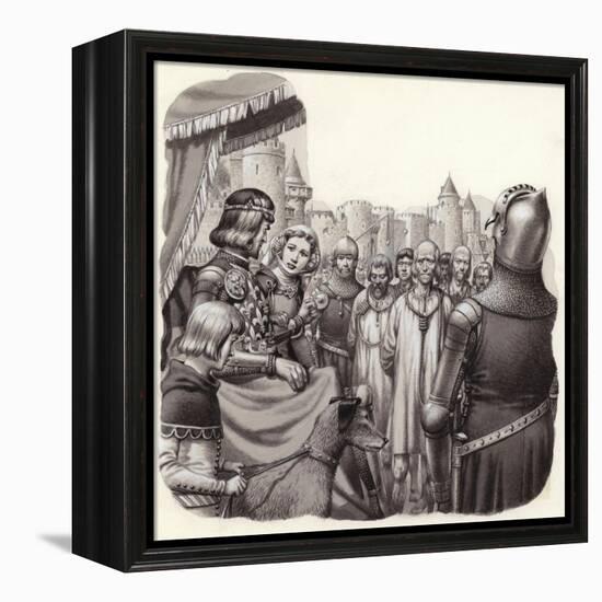 Six Brave Burghers of Calais About to Be Executed-Pat Nicolle-Framed Premier Image Canvas