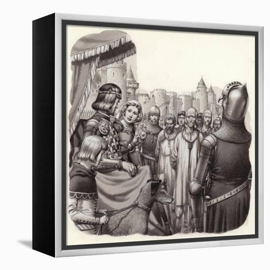Six Brave Burghers of Calais About to Be Executed-Pat Nicolle-Framed Premier Image Canvas