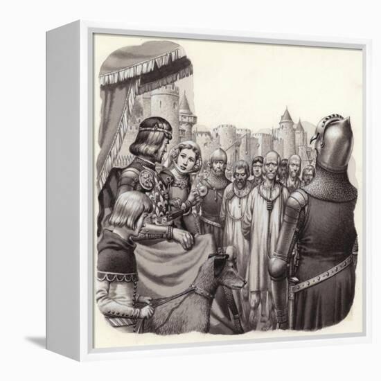 Six Brave Burghers of Calais About to Be Executed-Pat Nicolle-Framed Premier Image Canvas