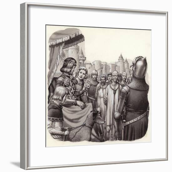 Six Brave Burghers of Calais About to Be Executed-Pat Nicolle-Framed Giclee Print