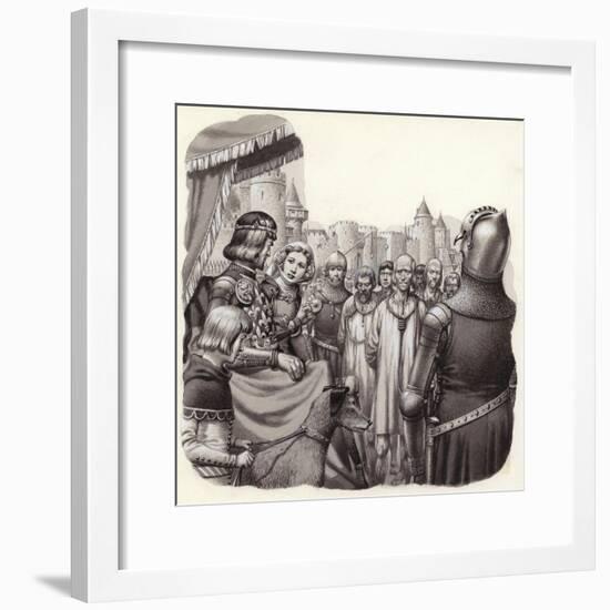 Six Brave Burghers of Calais About to Be Executed-Pat Nicolle-Framed Giclee Print