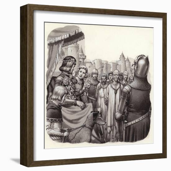 Six Brave Burghers of Calais About to Be Executed-Pat Nicolle-Framed Giclee Print