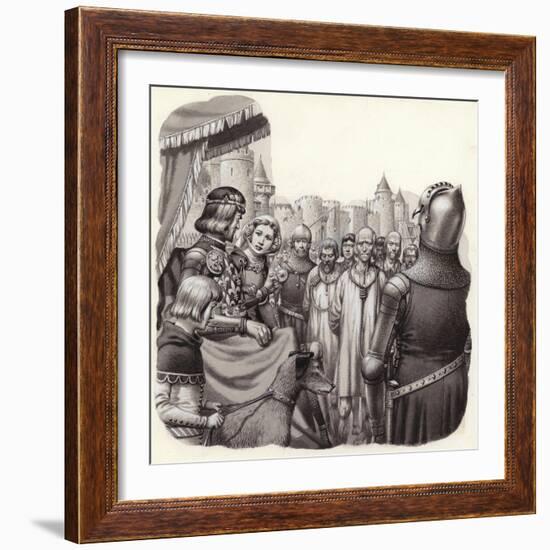 Six Brave Burghers of Calais About to Be Executed-Pat Nicolle-Framed Giclee Print