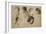 Six études de têtes de jeune femme et deux de têtes de jeunes garçons-Jean Antoine Watteau-Framed Giclee Print