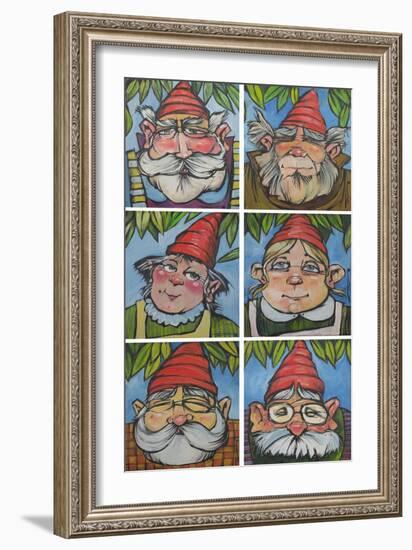 Six Gnomes 2-Tim Nyberg-Framed Giclee Print