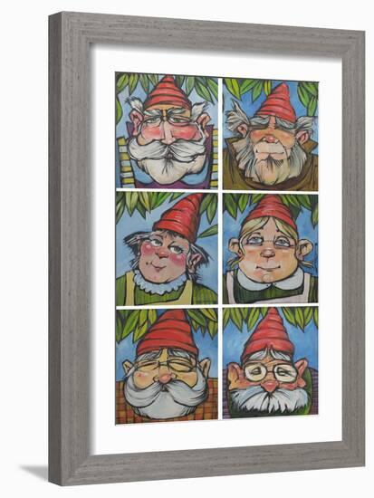 Six Gnomes 2-Tim Nyberg-Framed Giclee Print