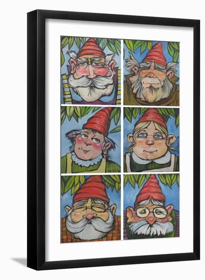 Six Gnomes 2-Tim Nyberg-Framed Giclee Print