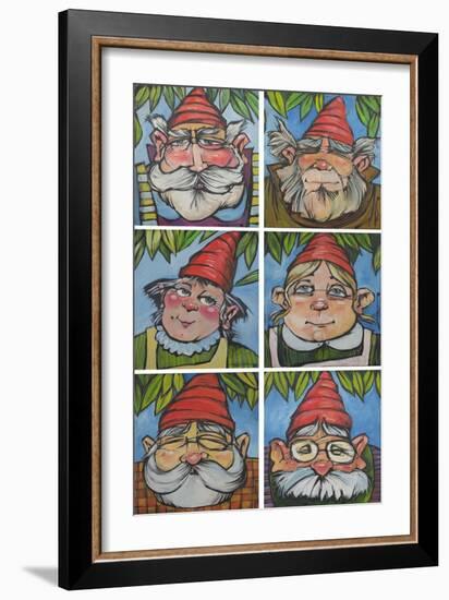 Six Gnomes 2-Tim Nyberg-Framed Giclee Print