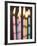 Six Lit Birthday Candles-Tom Grill-Framed Photographic Print