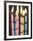 Six Lit Birthday Candles-Tom Grill-Framed Photographic Print