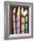 Six Lit Birthday Candles-Tom Grill-Framed Photographic Print