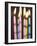 Six Lit Birthday Candles-Tom Grill-Framed Photographic Print