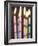 Six Lit Birthday Candles-Tom Grill-Framed Photographic Print