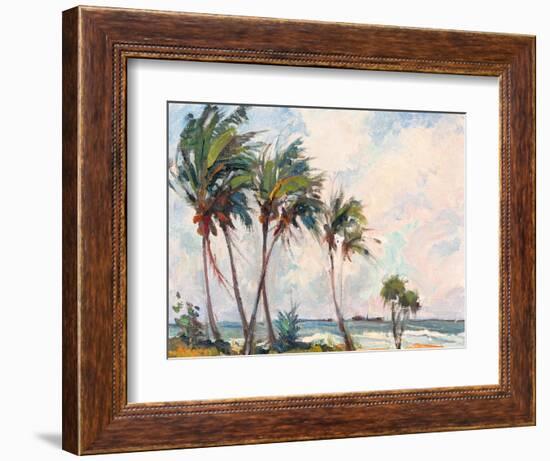 Six Palms-Richard A. Rodgers-Framed Art Print