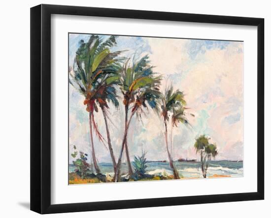 Six Palms-Richard A. Rodgers-Framed Art Print