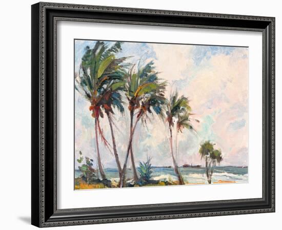 Six Palms-Richard A. Rodgers-Framed Art Print
