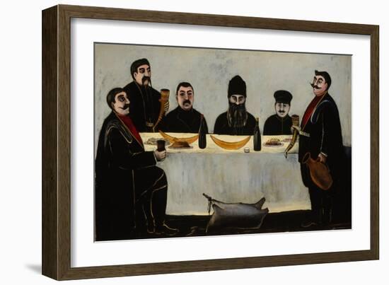 Six Princes (Feas), 1905-1907-Niko Pirosmani-Framed Giclee Print