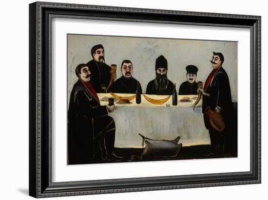 Six Princes (Feas), 1905-1907-Niko Pirosmani-Framed Giclee Print