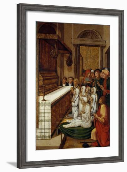 Six Resurrections before the Relics of Saint Stephen-Pere Gascó-Framed Giclee Print