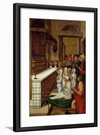 Six Resurrections before the Relics of Saint Stephen-Pere Gascó-Framed Giclee Print