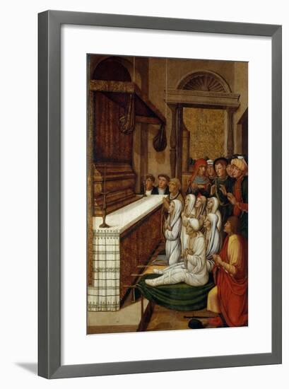 Six Resurrections before the Relics of Saint Stephen-Pere Gascó-Framed Giclee Print