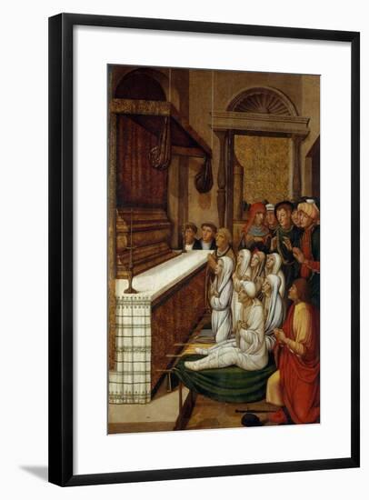 Six Resurrections before the Relics of Saint Stephen-Pere Gascó-Framed Giclee Print