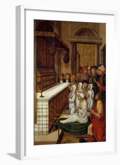 Six Resurrections before the Relics of Saint Stephen-Pere Gascó-Framed Giclee Print