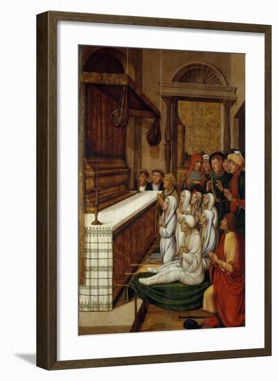 Six Resurrections before the Relics of Saint Stephen-Pere Gascó-Framed Giclee Print