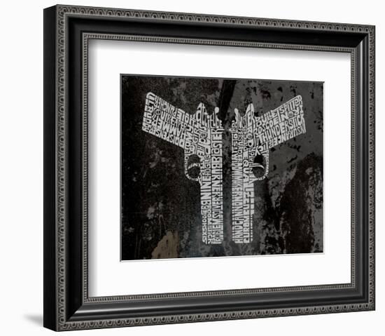 Six Shooter and Hand Cannon-null-Framed Art Print