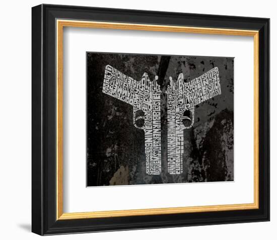 Six Shooter and Hand Cannon-null-Framed Art Print